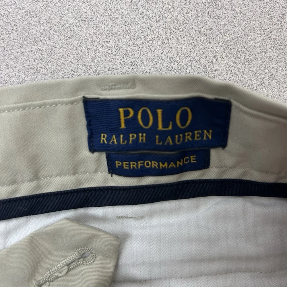 Polo Ralph Lauren Performance Stretch Classic Fit Khaki Golf‎ Shorts Mens Sz 30